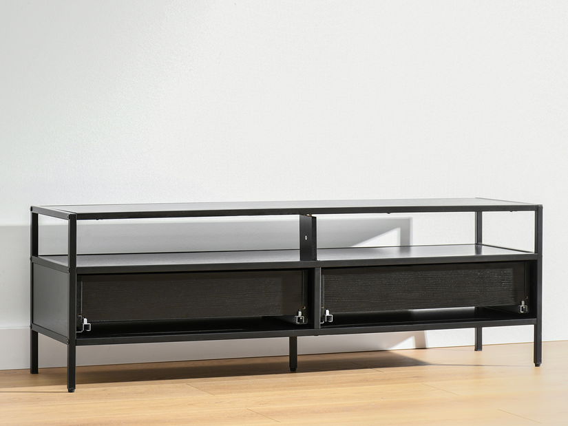 TV stolík/skrinka Subsidios (čierna)