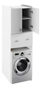 Hlboká skrinka nad práčku Nariel typ 9 (biela)