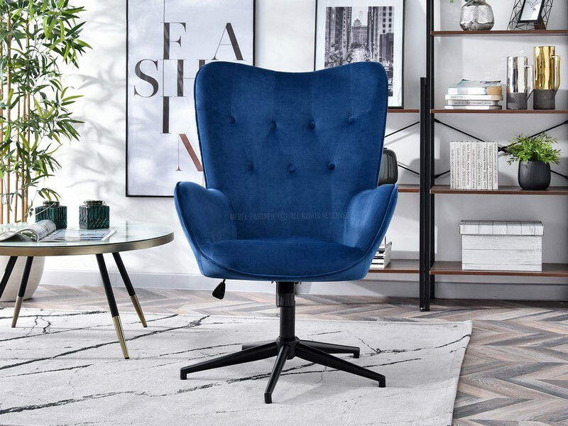 Fotelja Truni (mornarsko plava + crna)