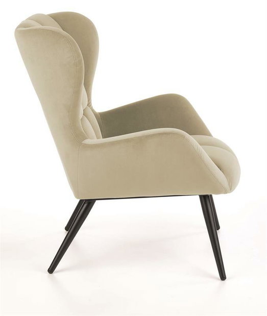 Fotoliu de design Tawanna (bej)