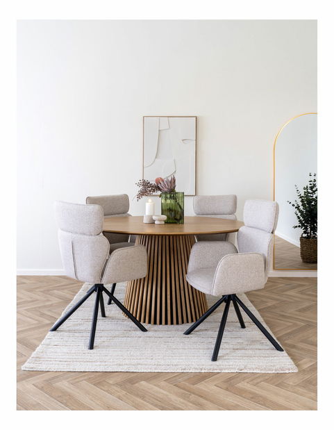 Blagovaonska stolica Celselia (svijetlosiva)