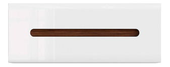 Dulap de perete Azteca Trio SFW1K/4/11 (Alb + Alb lucios)