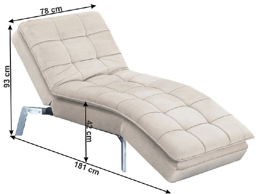 Relaxačné kreslo Remy (sivohnedá)