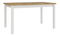 Rozkladací jedálenský stôl Deasal 80 x 140 180 II (dub artisan + biela) (pre 4-8 osôb)