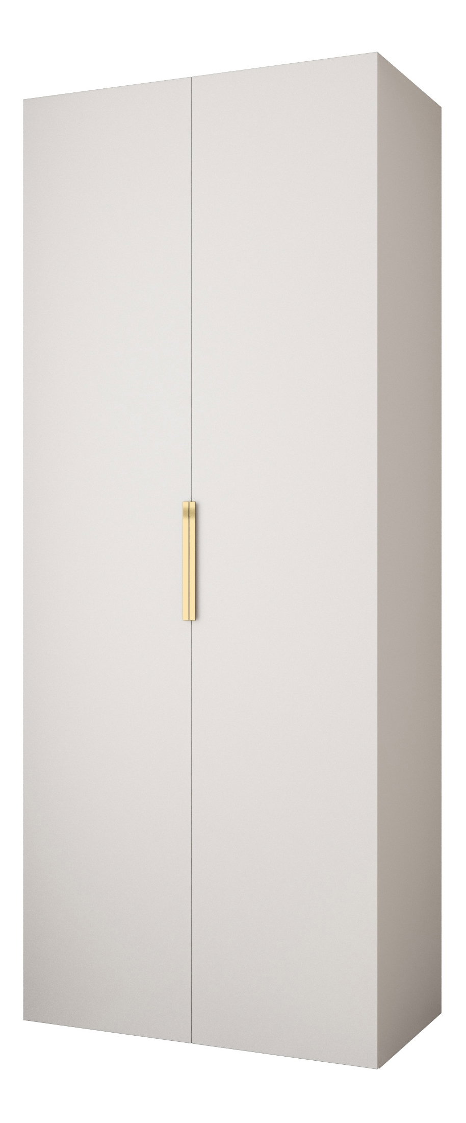 Ruhásszekrény 100 cm Carmela 50-4 (fehér + arany)