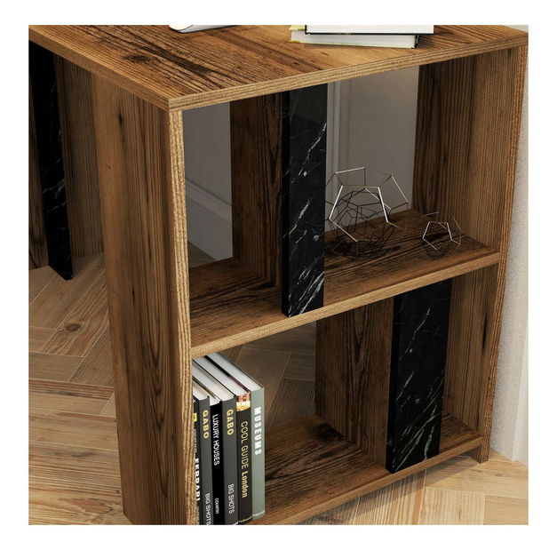 PC stolić Limba (orah + crna)