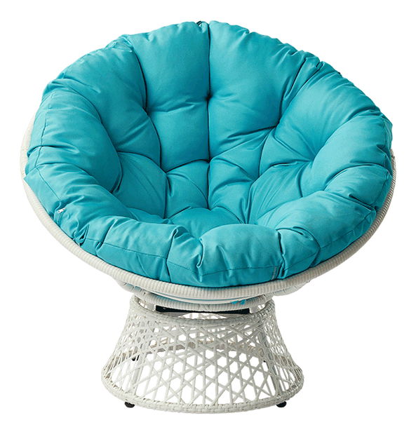 Kerti forgófotel Arliss (korpus) (fehér + szürke)