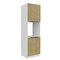 Dulap bucătărie pentru cuptor Carminia 60 DP-210 2F (stejar cremona + alb)