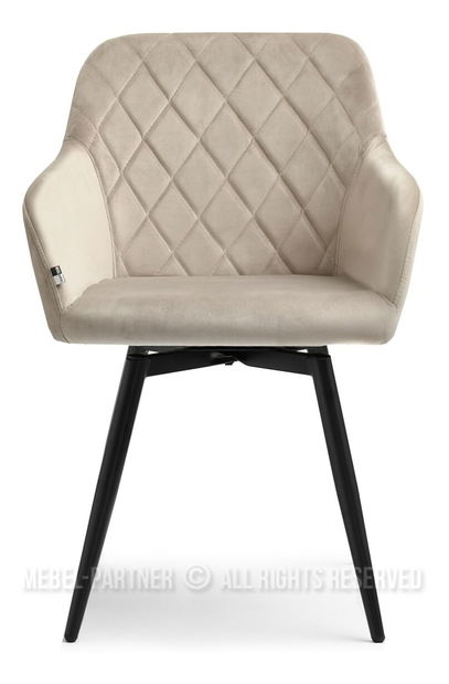 Stolica Logie (bež + crna)