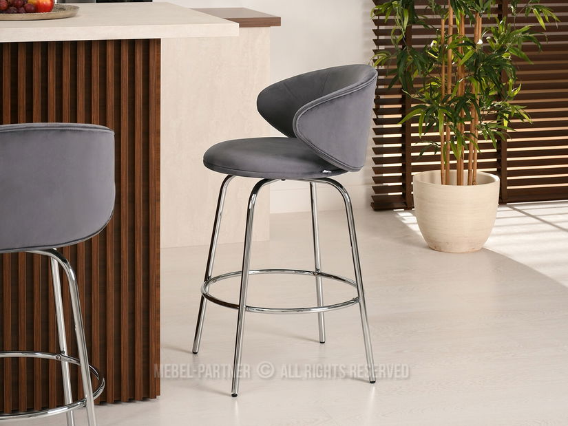 Scaun Jared (grafit + auriu)