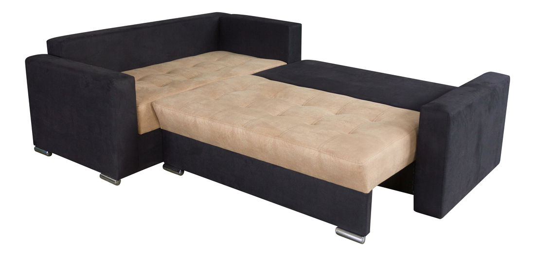 Rohová sedačka Valmero Bis (sivá + biela) (L)