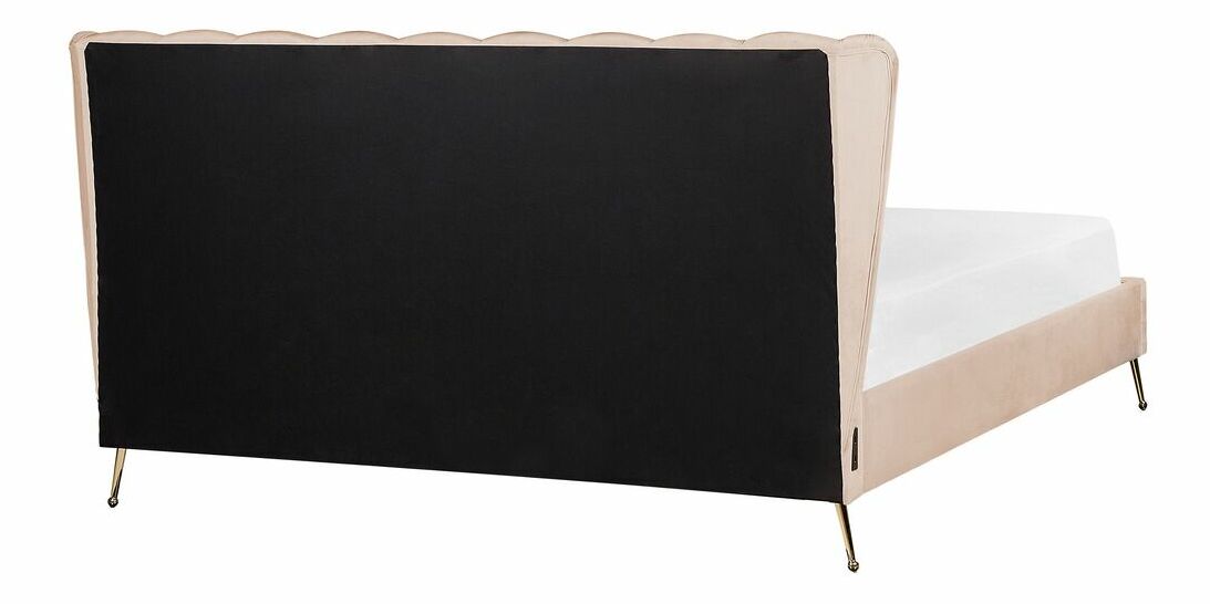 Bračni krevet 180 cm Mirabell (bež) (s podnicom) (s USB portom)