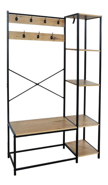 Cuier Bardy (negru + stejar)