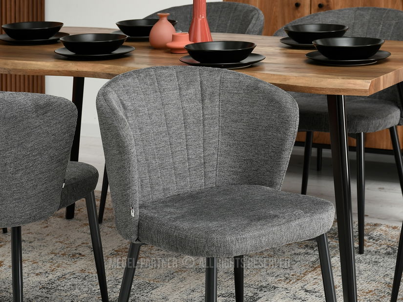 Stolica Zane (grafit + crna)