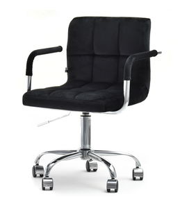 Stolička Elita (čierna + chrómová)
