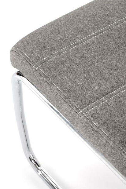 Blagovaonska stolica Karru (siva + srebrna)