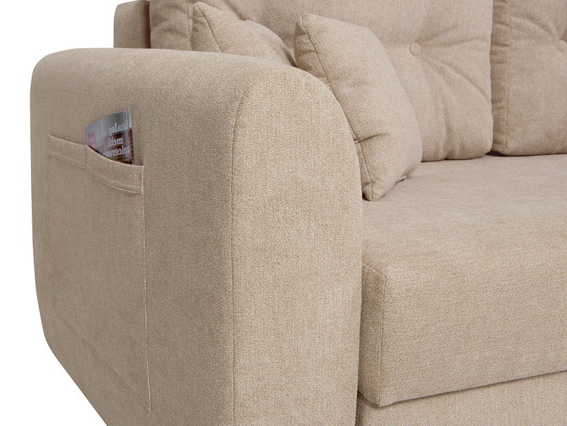 Sarokkanapé Leon Lux 3DL.RECBKMU (szürke) (J) *kiárusítás