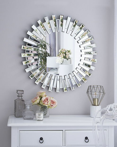 Fali tükör Choza (ezüst)