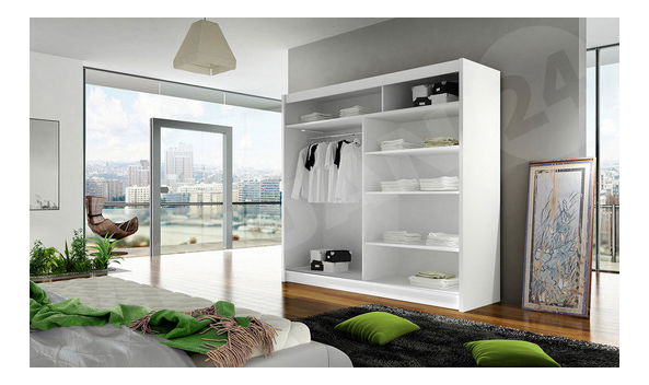 Dulap cu usi glisante Lena I 180 (stejar sonoma) (fara iluminare)