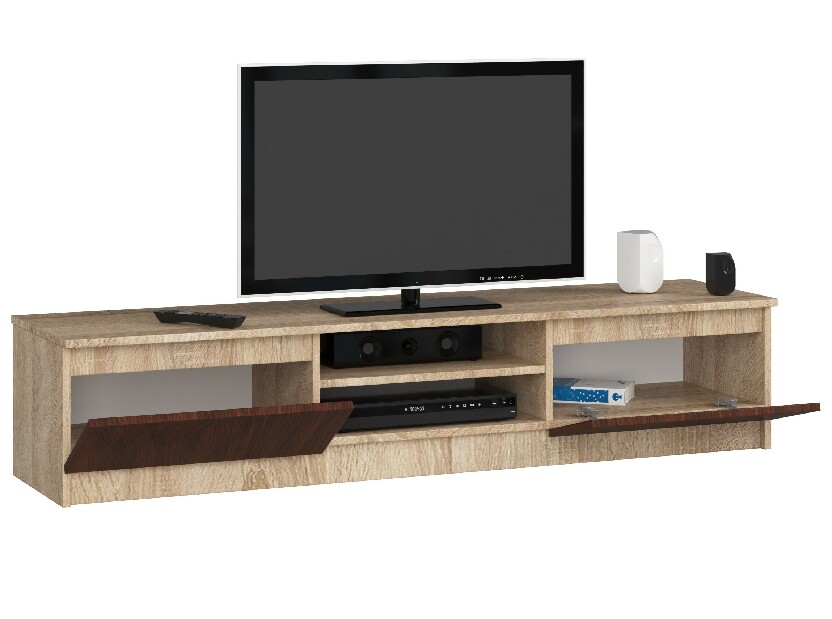 TV asztal Katalina (szonoma tölgy + wenge)