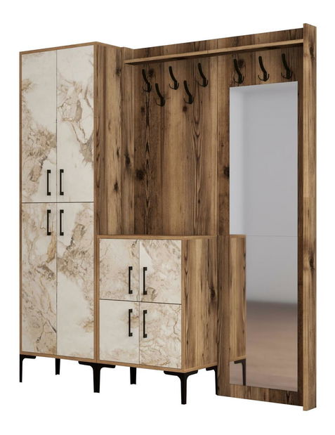 Mobilier hol Betina ABC (Nuc + Alb)