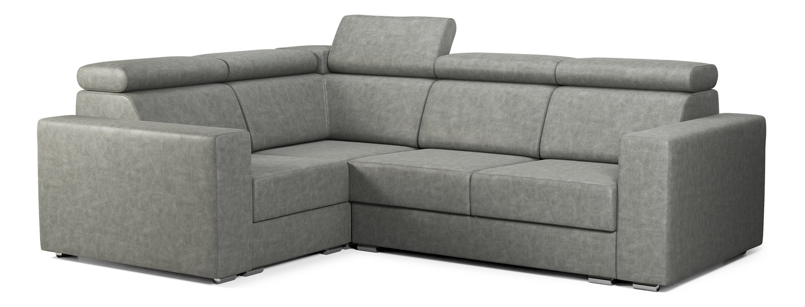 Rohová sedacia súprava Viktoria 2R1 (L) (sivá Country 20)