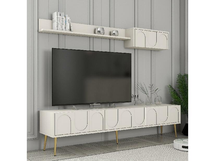 Mobilier living Bipemu 4 (crem + auriu) 