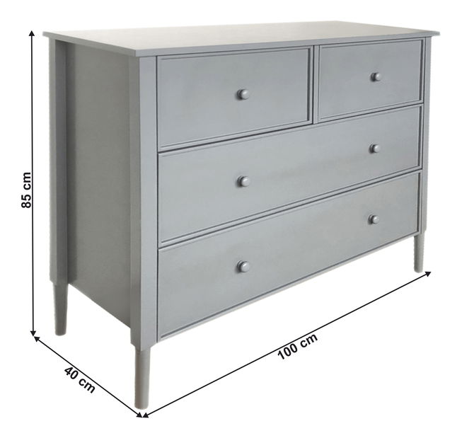 Comodă Ariela (gri)