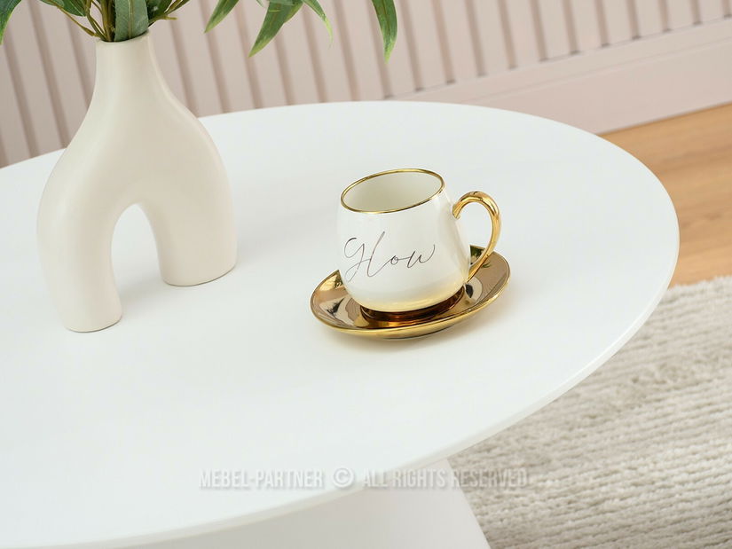 Măsuță de cafea Otava 80 (alb)