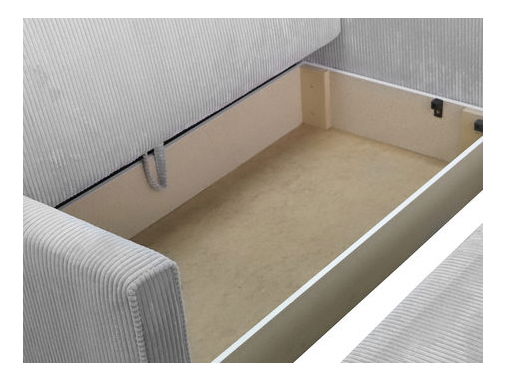 Canapea extensibilă Clovea Bis Premium III (crem) (cu sp. depozitare)