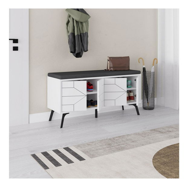 Ormarić za obuću hrasten (bijela)