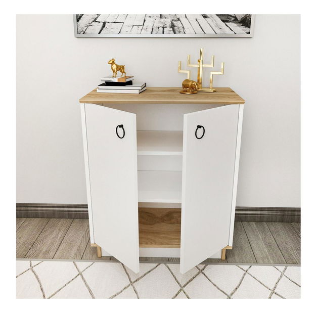 Dulap Nuanseta (alb + Stejar)