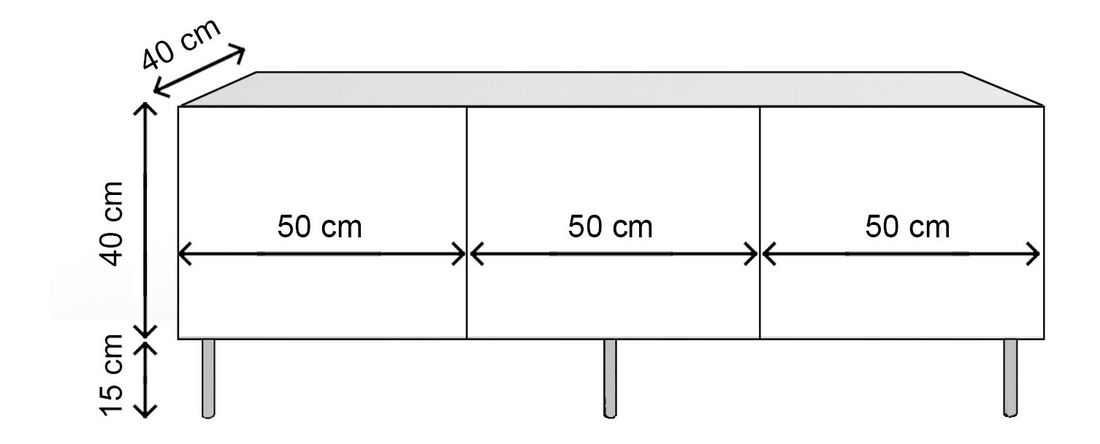 TV asztal/szekrény Sezi