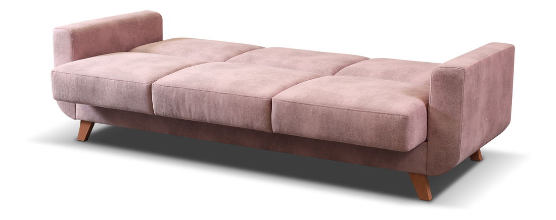 Kanapé háromszemélyes Albertine (rózsaszínes szürke)