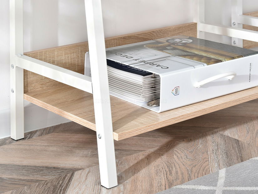 Regál Boge R (dub + biela)