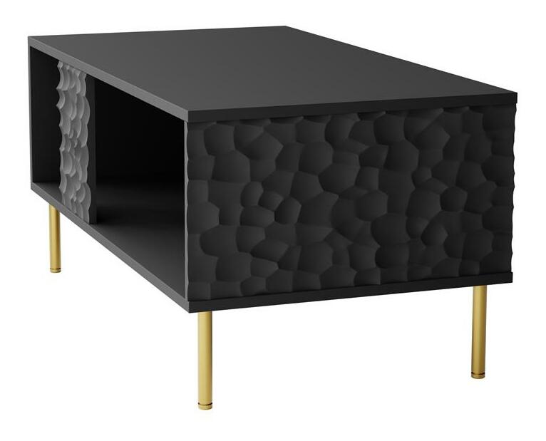 Masă de cafea Balle (Negru + Auriu)