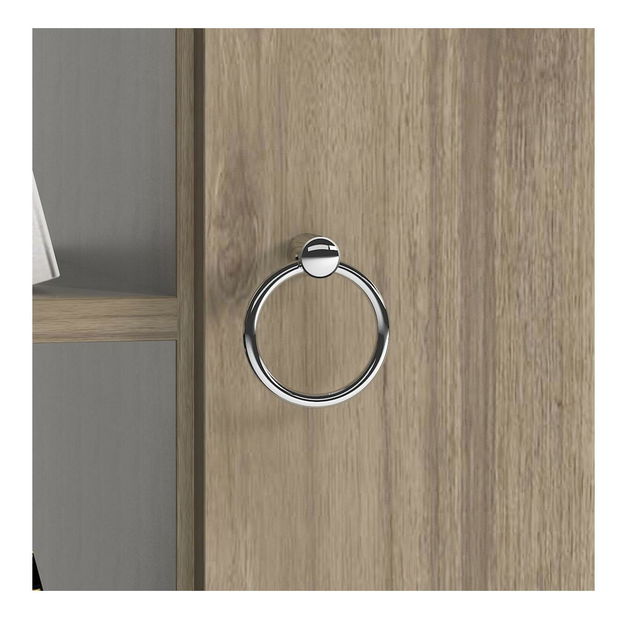 Skrinka Mavade 4 (orech + antracit) 