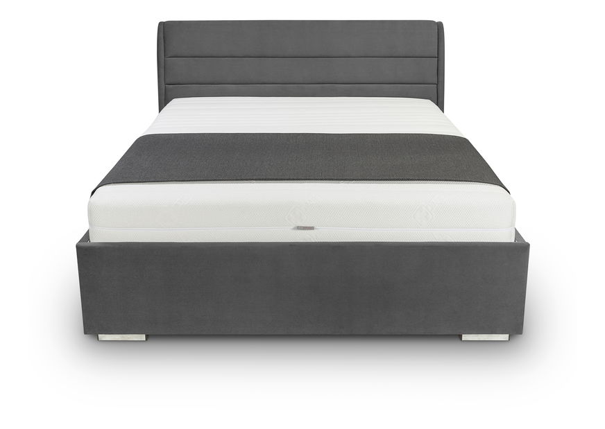 Jednolôžková posteľ 120 cm BRW Sandra Futon (sivá)