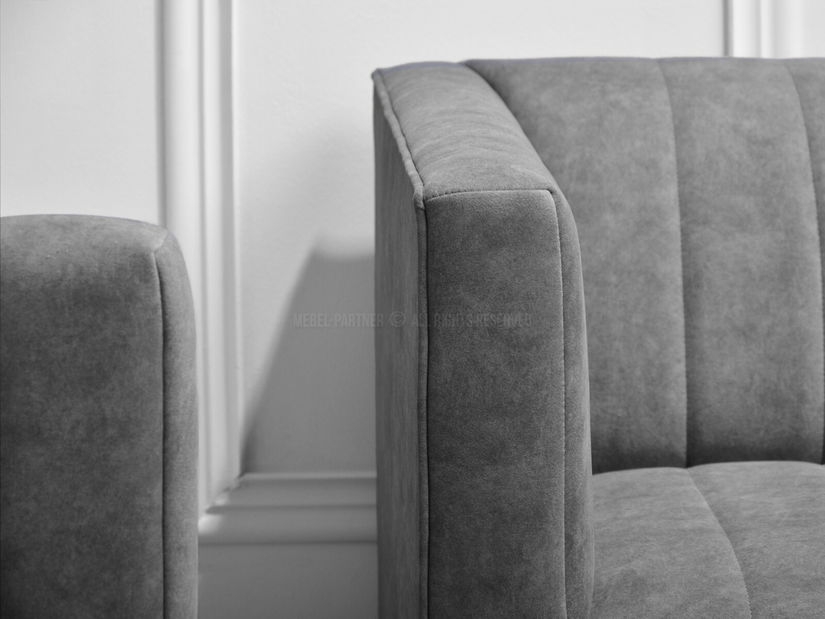 Canapea două locuri Represaliar (gri)