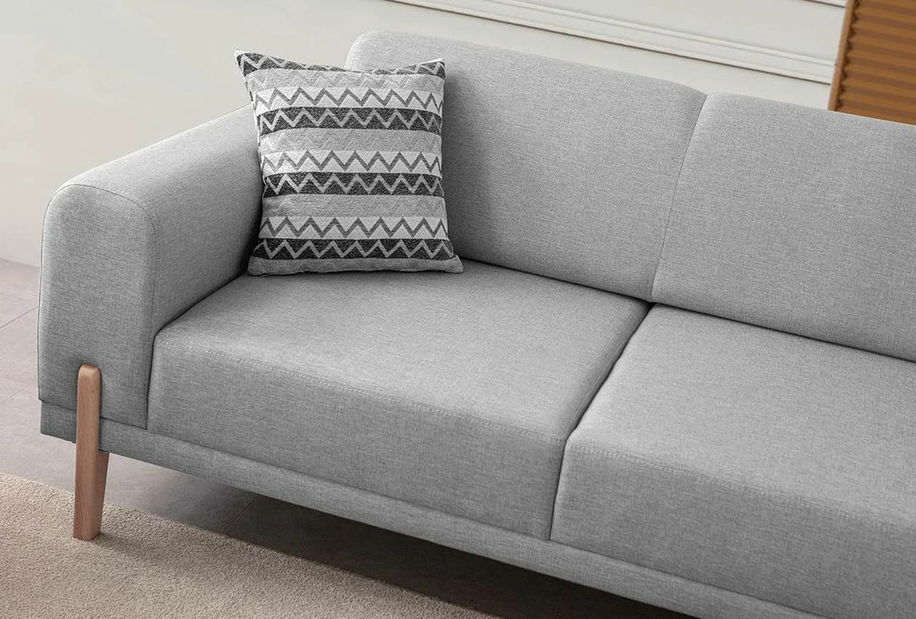 Rozkladacia pohovka Mochi (sivá)