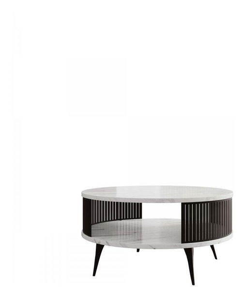 Stolić za kavu Mezanoa (crna + mramor bianco) 