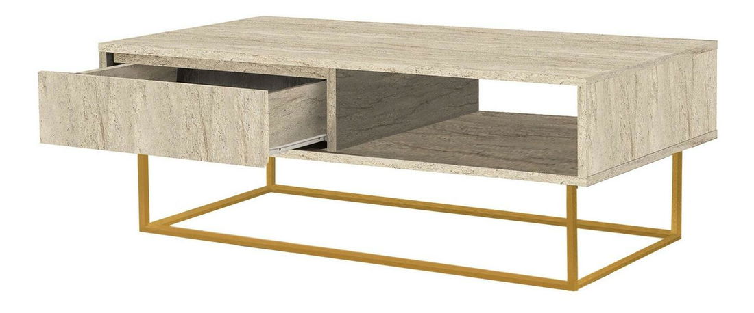 Măsuță de cafea Laxi Dal (travertin)