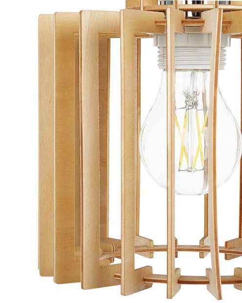 Závesná lampa NARRI (svetlé drevo)