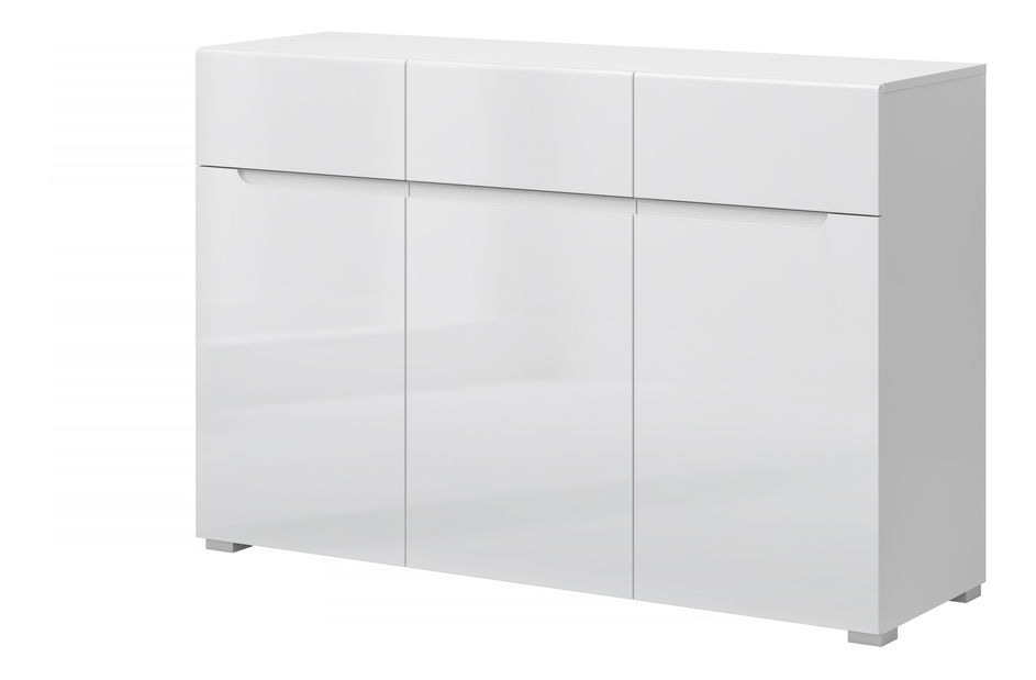 Komoda Yuko (bijela sjajna)