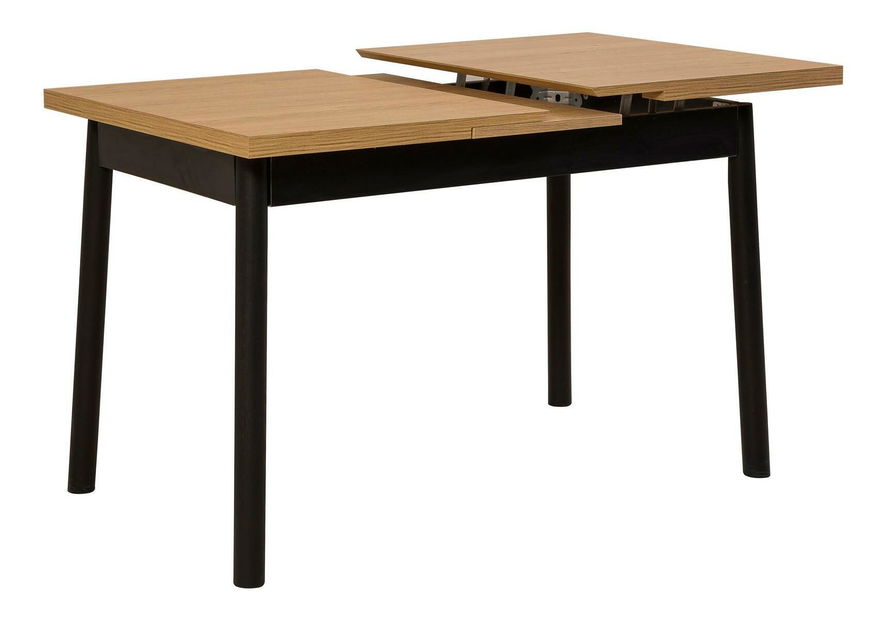 Set mobilier sufragerie Duvasa 23 (negru) (pentru 4 persoane)