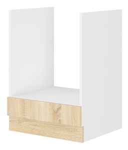 Dulap inferior de bucătărie Sylrona 60 DG BB (Alb + Stejar sonoma)
