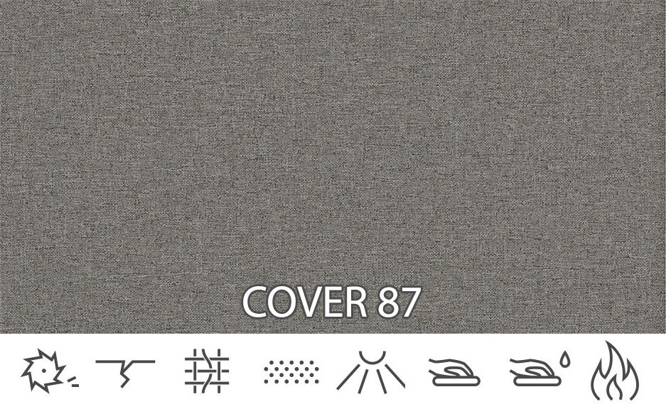 Rohová sedačka Vintari (sivá) (P)