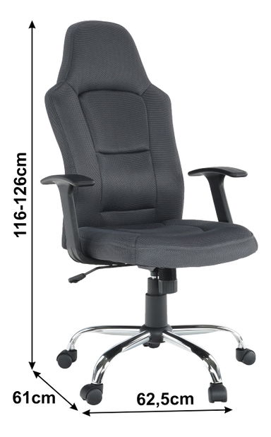 Irodai szék Georgann szürke