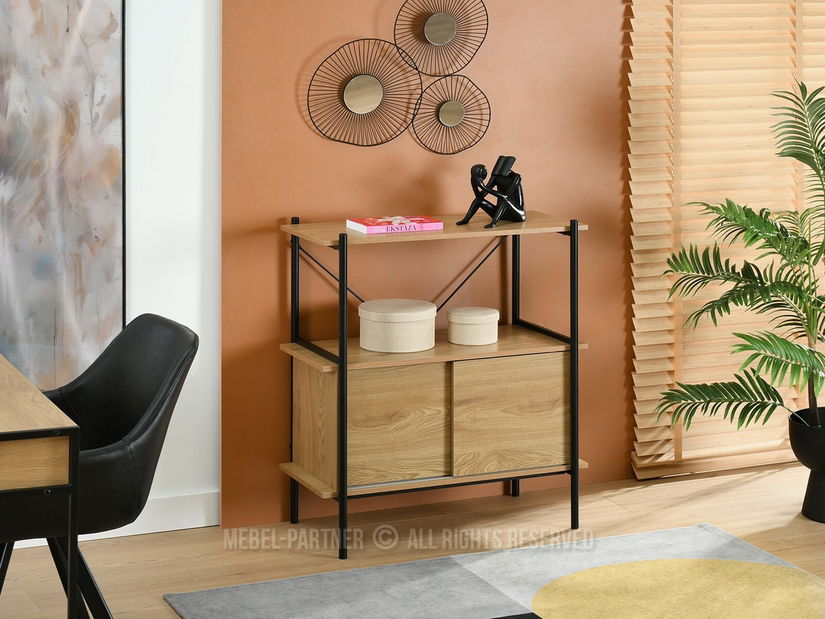 Raft Almasa A2 (stejar + negru)