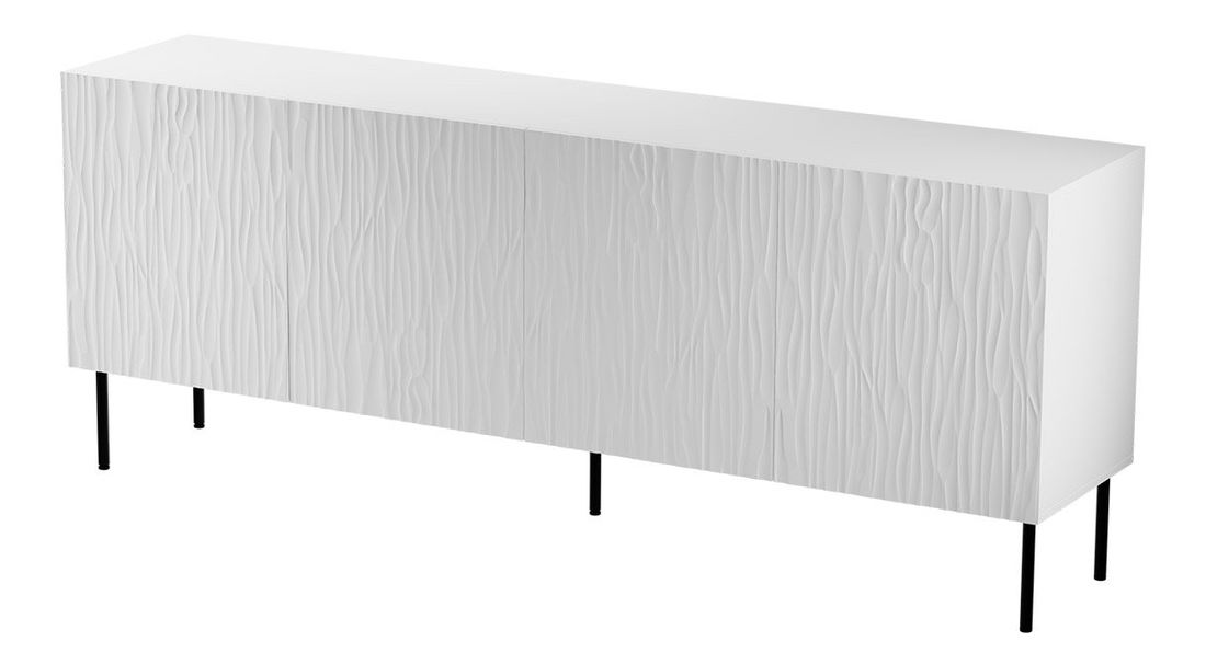 Dulap 190 Lameland (Alb + Alb + Negru)